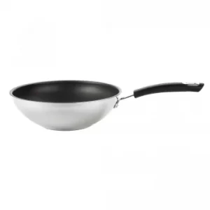 image of Circulon Total Stainless Steel 26cm Stirfry Silver