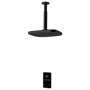Image of Triton ENVi Matt Black Fixed Head Thermostatic Electric Shower - 9kW
