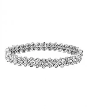 Image of Jon Richard Crystal X Stretch Bracelet