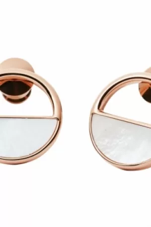 Image of Skagen Jewellery Elin Mother Of Pearl Stud Earrings JEWEL SKJ0998791