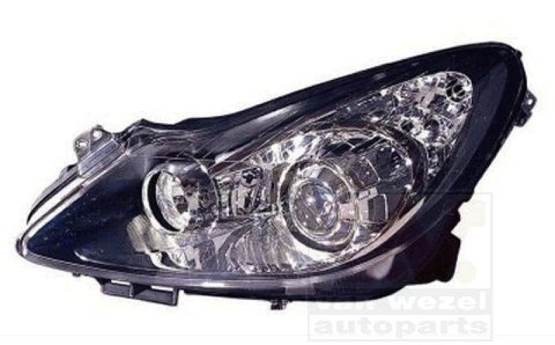 Image of VAN WEZEL Headlight VAN WEZEL 3750965V