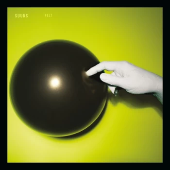 Image of Suuns - Felt Limited Edition Black & Lime Split Vinyl
