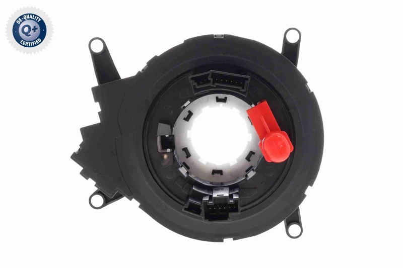 Image of Clock spring for steering wheel VEMO V20-72-0044