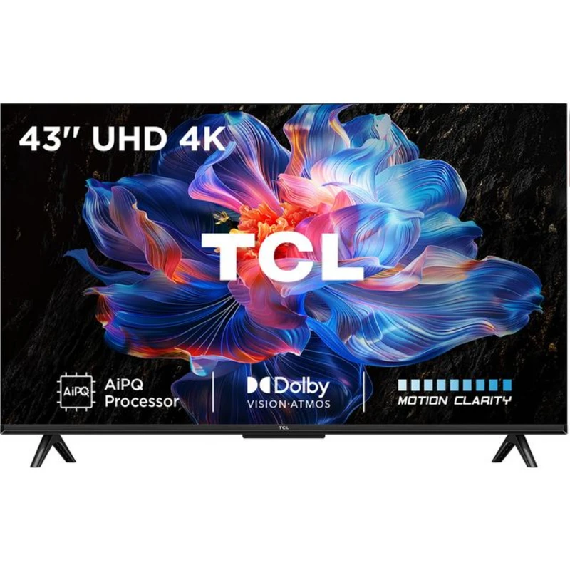 Image of TCL 43" 43V6C-UK Smart 4K Ultra HD HDR LED TV