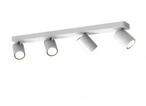 Image of Linear 4 Light Spotlight GU10, Matt White