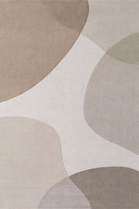 Image of The Rugs Ted Baker Hackney Wool Rug Clarissa Handwoven Abstract Living Room Rug In Beige
