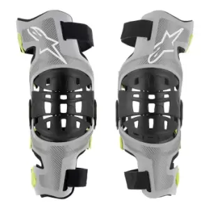 Image of Alpinestars Bionic-7 Silver Yellow Fluo Set XL-XXL
