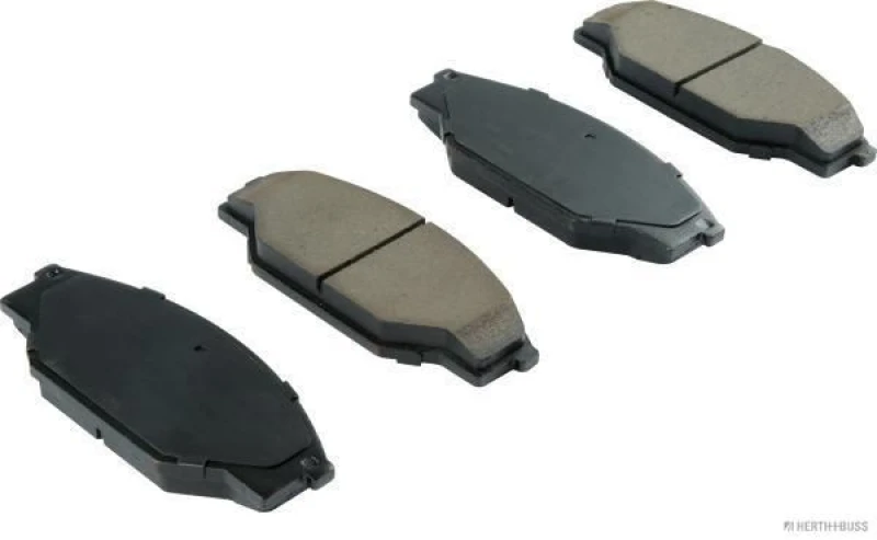 Image of HERTH+BUSS JAKOPARTS J3602047 Brake pad set Front Axle, without acoustic wear warning Brake Pad Set,disc brake (402)