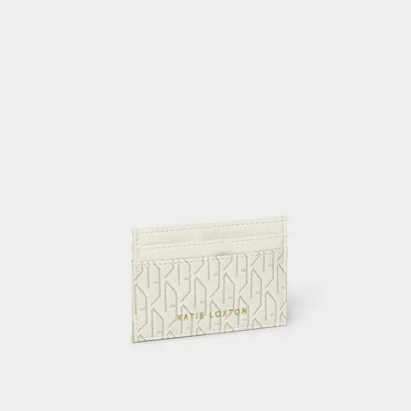 image of Katie Loxton Signature Cardholder in Off White KLB2730