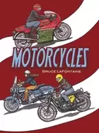 Image of motorcycles coloring book