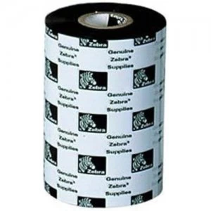 image of Zebra 2100 Wax Thermal Ribbon 80mm x 450m printer ribbon