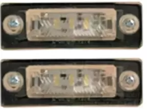 Image of VAN WEZEL Number Plate Light VW,SKODA 5856920 3B5998026,3B5998026A Licence Plate Light