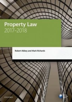 Image of Property Law 2017-2018 by Robert Abbey Book