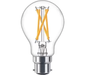 Image of Philips Classic 7W LED BC B22 GLS Warm White Dimmable - 77122500