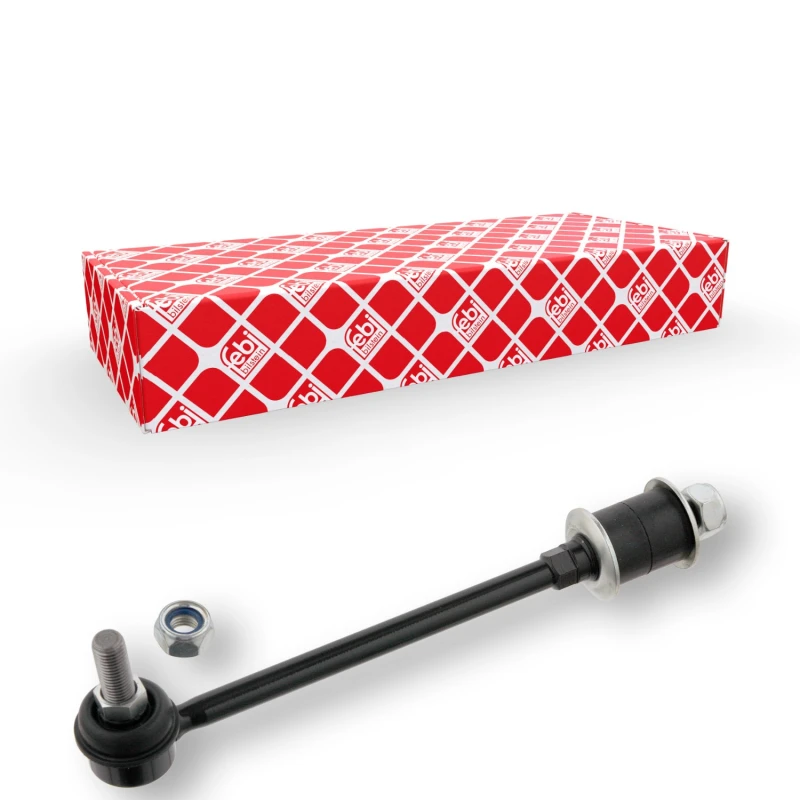 Image of FEBI BILSTEIN 31139 Anti-roll bar link OE Turbo NEW, Rear Axle Right, with nuts, with washers Link Stabiliser (3229)