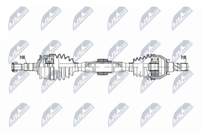 Image of NTY Drive shaft NTY NPW-PL-152