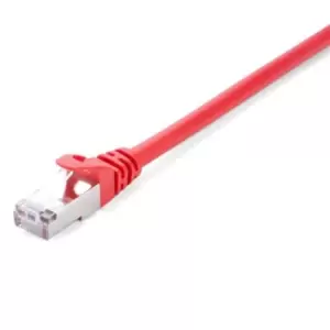 Image of V7 Red Cat5e Shielded (STP) Cable RJ45 Male to RJ45 Male 5m 16.4ft
