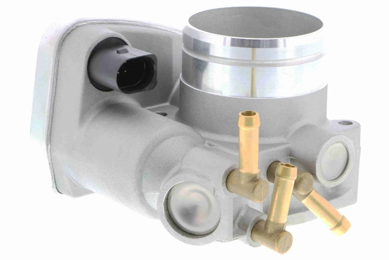 Image of VEMO V10-81-0021 Throttle Control Unit/Software must be trained/updated, Ø: 52mm, without gasket/seal, Original VEMO Quality Throttle body (158)