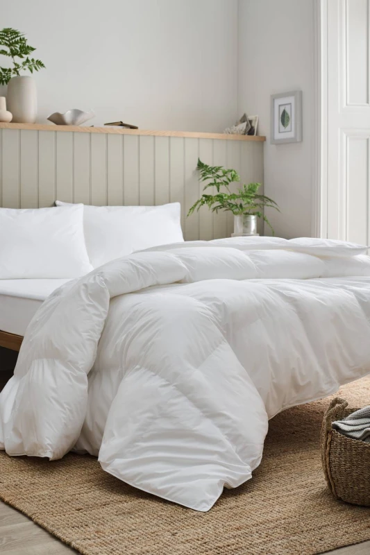 Image of CHRISTY 'Cloud Loft' Breathable Winter 13.5 Tog Duvet in White Size: Double White Unisex Double