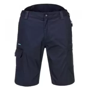 Image of Portwest Mens KX3 Ripstop Shorts (32S) (Dark Navy) - Dark Navy