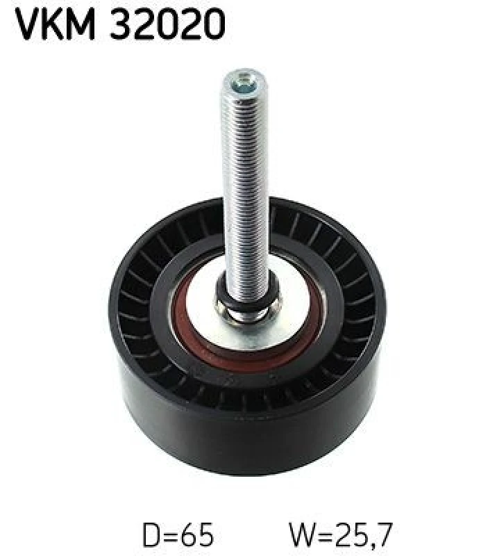 Image of SKF Deflection / guide pulley, V-ribbed belt SKF VKM 32020
