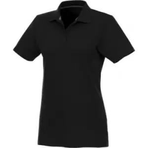 Image of Elevate Womens/Ladies Helios Short Sleeve Polo Shirt (XXL) (Black)