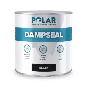 image of Polar Damp Seal - Black Anti Damp Paint 1L