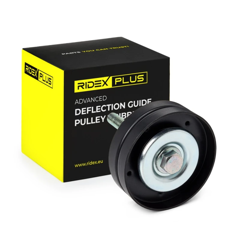 Image of RIDEX PLUS Deflection / guide pulley, V-ribbed belt RIDEX PLUS 312D0099P