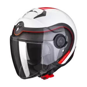 Image of Scorpion Exo-City Roll Pearl White-Red 2XL
