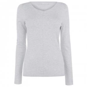 image of Oui Core Jumper - 9087 Lt Grey