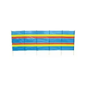 Image of Redwood 6 Pole 5 Section Tall Wind Break - 1.5m x 3.7m - 1.2m Poles