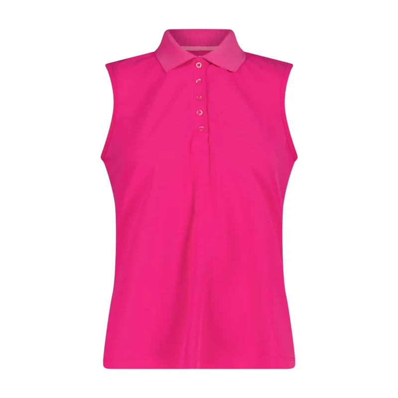 Image of CMP Womens sleeveless polo shirt CMP Rose Female 2XS