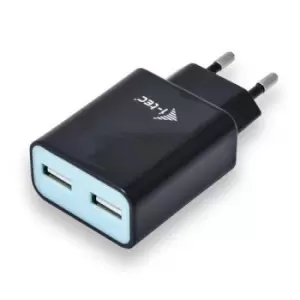 image of i-tec CHARGER2A4B mobile device charger Indoor Black