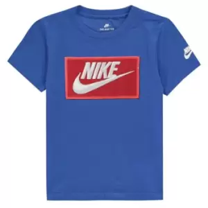 Image of Nike Faux Patch T Shirt Infant Boys - Blue