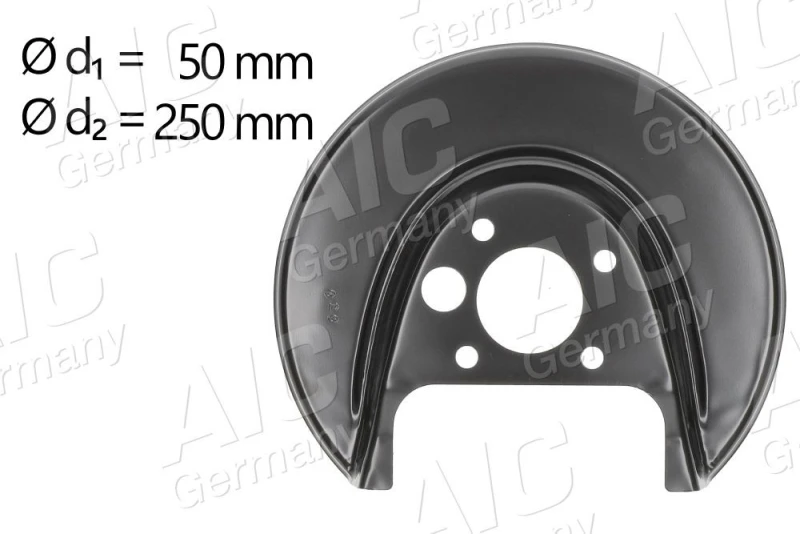 Image of Brake disc backing plate AIC 54703
