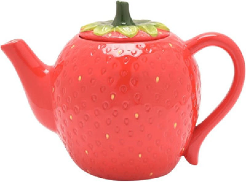 Image of Widdop The Cottage Garden Teapot - Strawberry - Tc176