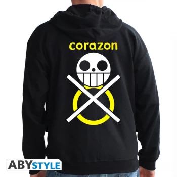 Image of One Piece - Corazon Mens Large Hoodie - Black