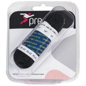 image of Precision Flat Laces (Box of 6) Black - 100cm