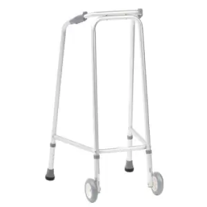 image of Ultra Narrow Walking Frame with Wheels - Large