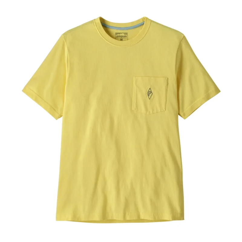 Image of T-Shirt with pocket Patagonia MW Water People Mark Jaune Male M