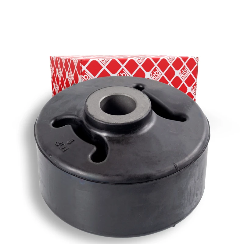 Image of FEBI BILSTEIN 40590 Mounting, axle bracket Front Axle Elastomer Mounting,axle bracket (1614)