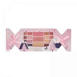 Q KI Festive Glow Eyeshadow and Face Palette Gift Set