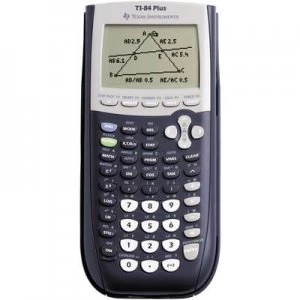 image of Texas Instruments TI-84 PLUS Graphing calculator Black, Grey battery-powered (W x H x D) 89 x 27 x 192 mm