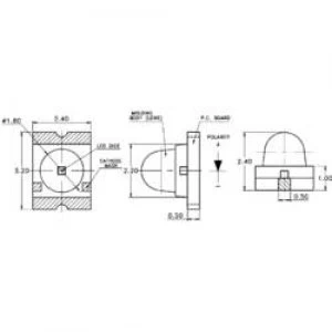 SMD LED Non standard Green 650 mcd 15 20 mA