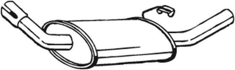 Image of Rear silencer BOSAL 154-801