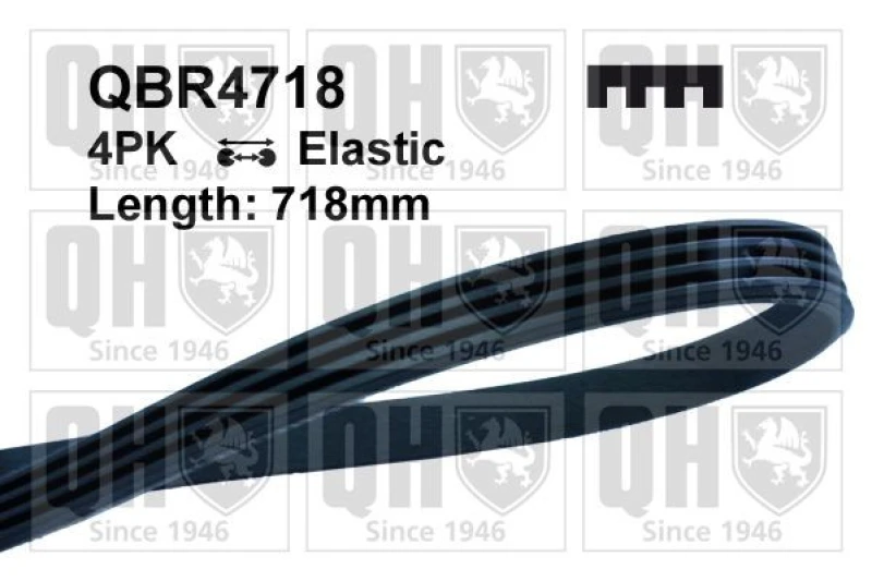 Image of QUINTON HAZELL Serpentine belt QUINTON HAZELL QBR4718