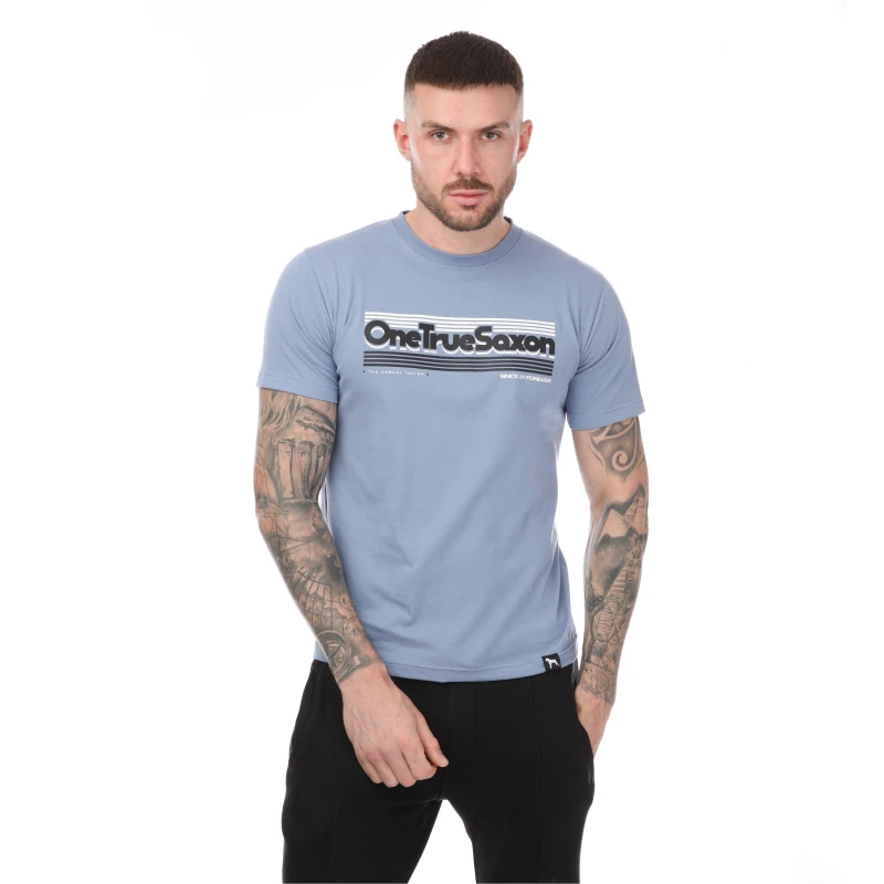 Image of One True Saxon Forever T-Shirt - Blue Blue S