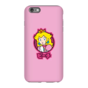 Image of Nintendo Super Mario Peach Kanji Phone Case - iPhone 6 Plus - Tough Case - Gloss