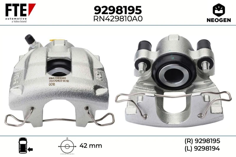 Image of Brake caliper FTE 9298195