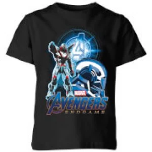Image of Avengers: Endgame War Machine Suit Kids T-Shirt - Black - 11-12 Years
